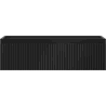 Mexen Rivel Badezimmer-Unterschrank 80 cm, 1 Schublade, geriffelt, schwarz matt - 91A20-08023-1-BF71