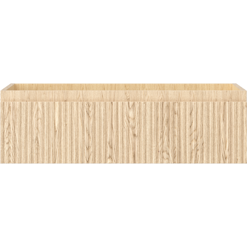 Mexen Rivel Buedzëmmer Ënnermëssel Schaf 80 cm, 1 Tirang, rifft, Eechenholz - 91A20-08023-1-BF81