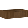 Mexen Rivel szafka łazienkowa podumywalkowa 80 cm, 1 szuflada, ryflowana , orzech - 91A20-08023-1-BF86