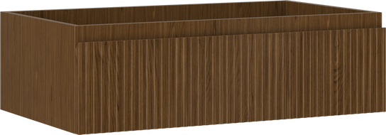 Mexen Rivel Ormar za kupaonicu ispod umivaonika 80 cm, 1 ladica, reljefni, orah - 91A20-08023-1-BF86