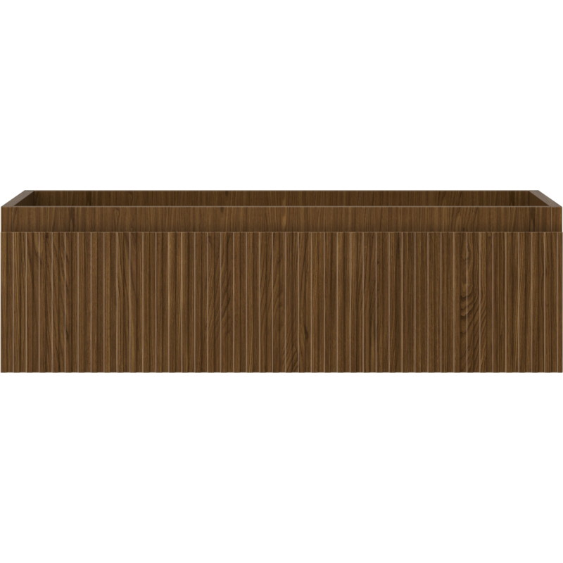 Mexen Rivel Ormar za kupaonicu ispod umivaonika 80 cm, 1 ladica, reljefni, orah - 91A20-08023-1-BF86