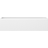 Mexen Rivel badkamerkast onder wastafel 90 cm, 1 lade, geribbeld, wit mat - 91A20-09023-1-BF01