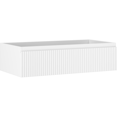 Mexen Rivel Badezimmer-Unterschrank 90 cm, 1 Schublade, geriffelt, weiß matt - 91A20-09023-1-BF01