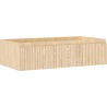Mexen Rivel Badezimmer-Unterschrank 90 cm, 1 Schublade, geriffelt, Eiche - 91A20-09023-1-BF81