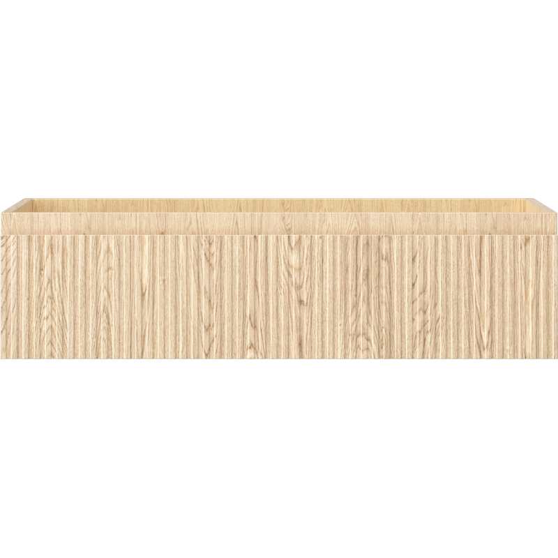 Mexen Rivel badkameronderkast 90 cm, 1 lade, gegroefd, eik - 91A20-09023-1-BF81