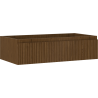 Mexen Rivel badkamerkast onder wastafel 90 cm, 1 lade, geribbeld, noot - 91A20-09023-1-BF86