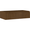 Mexen Rivel meuble de salle de bain sous lavabo 90 cm, 1 tiroir, rainuré, noyer - 91A20-09023-1-BF86