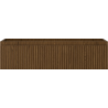 Mexen Rivel badkamerkast onder wastafel 90 cm, 1 lade, geribbeld, noot - 91A20-09023-1-BF86