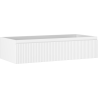 Mexen Rivel badkamerkast onderwastafelkast 100 cm, 1 lade, gegroefd, wit mat - 91A20-10023-1-BF01