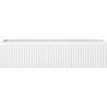 Mexen Rivel vannitoakapp valamualune 100 cm, 1 sahtel, sooneline, valge matt - 91A20-10023-1-BF01