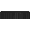Mexen Rivel Badezimmerschrank unter Waschbecken 100 cm, 1 Schublade, gerillt, schwarz matt - 91A20-10023-1-BF71