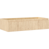 Mexen Rivel szafka łazienkowa podumywalkowa 100 cm, 1 szuflada, ryflowana , dąb - 91A20-10023-1-BF81