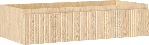 Mexen Rivel kupaonski ormar ispod umivaonika 100 cm, 1 ladica, rebrasta, hrast - 91A20-10023-1-BF81