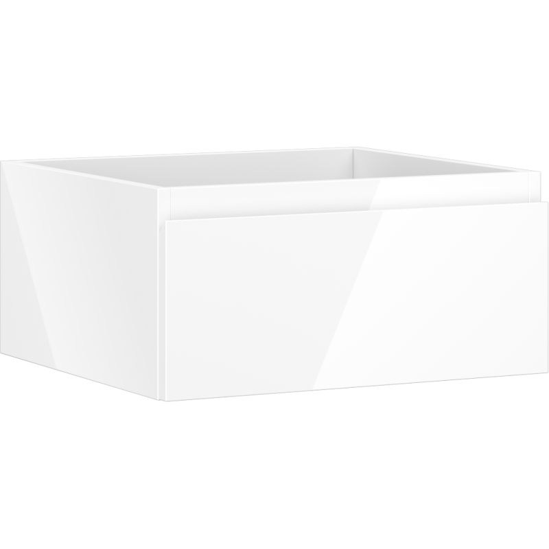 Mexen Orio mueble de baño debajo del lavabo 50 cm, 1 cajón, blanco brillo - 91A10-05023-1-BF00