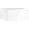 Mexen Orio mueble de baño debajo del lavabo 50 cm, 1 cajón, blanco brillo - 91A10-05023-1-BF00