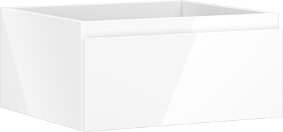 Mexen Orio badkamerkastje onder wastafel 50 cm, 1 lade, wit glans - 91A10-05023-1-BF00