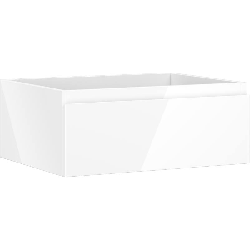 Mexen Orio bathroom cabinet under sink 60 cm, 1 drawer, white gloss - 91A10-06023-1-BF00