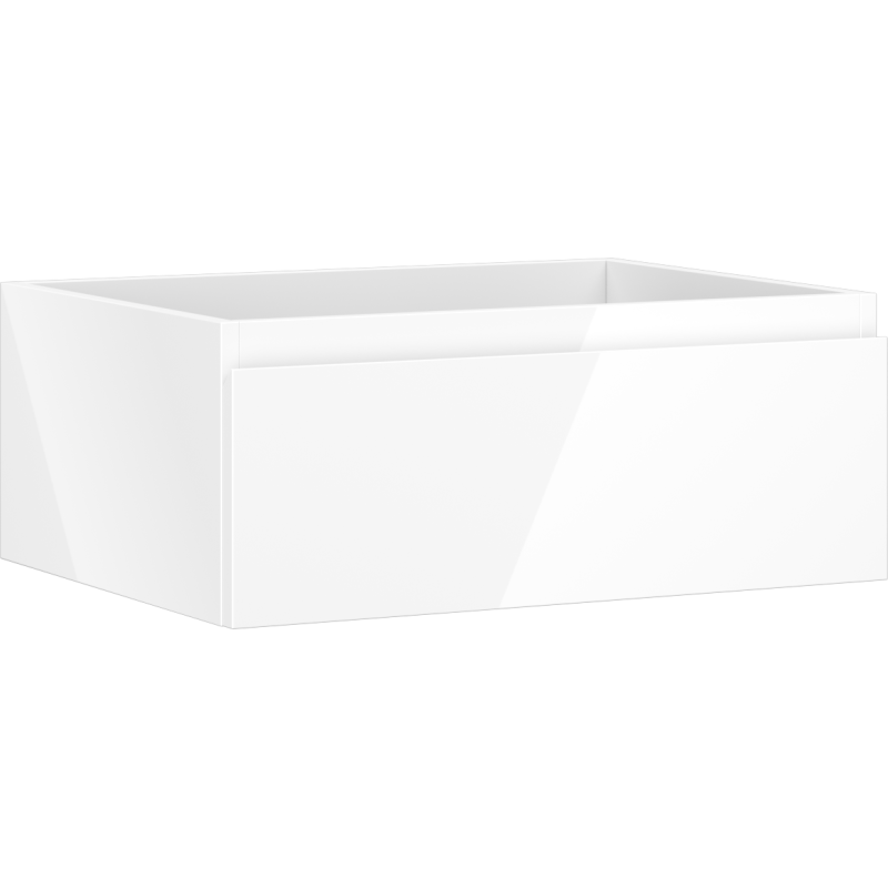 Mexen Orio kylpyhuoneen allaskaappi 60 cm, 1 laatikko, kiiltävä valkoinen - 91A10-06023-1-BF00