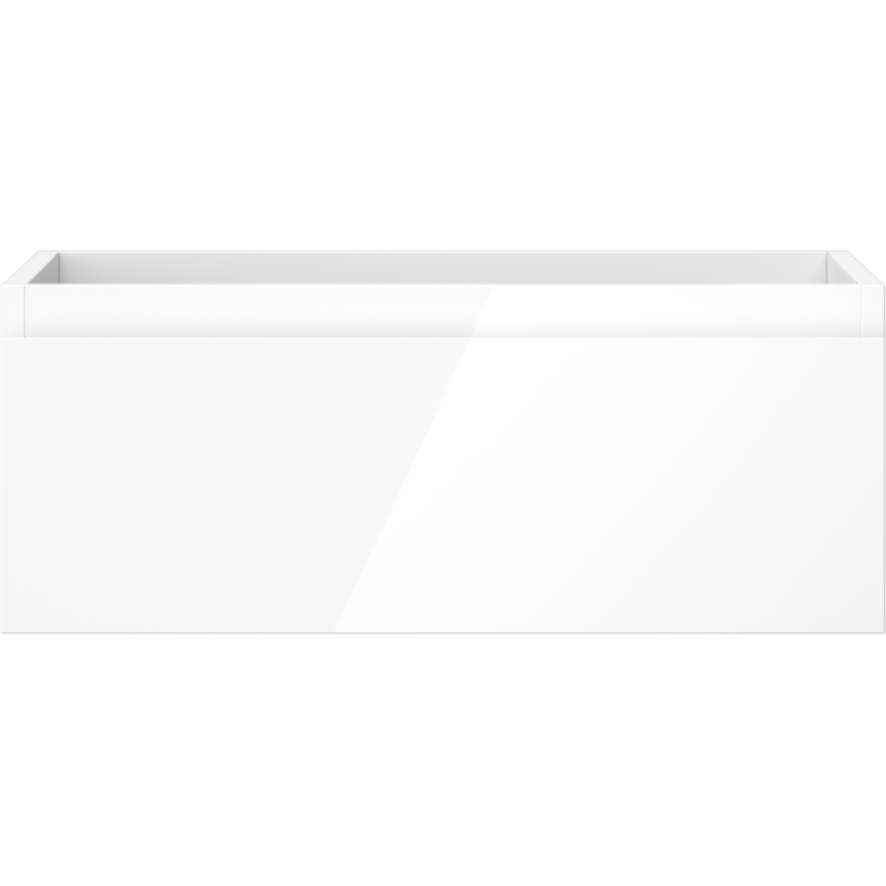 Mexen Orio gabinete de baño para lavabo 60 cm, 1 cajón, blanco brillo - 91A10-06023-1-BF00