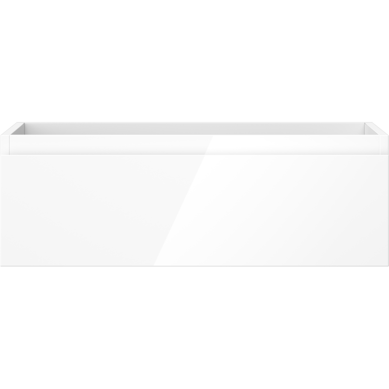 Mexen Orio armario de baño bajo lavabo 70 cm, 1 cajón, blanco brillo - 91A10-07023-1-BF00