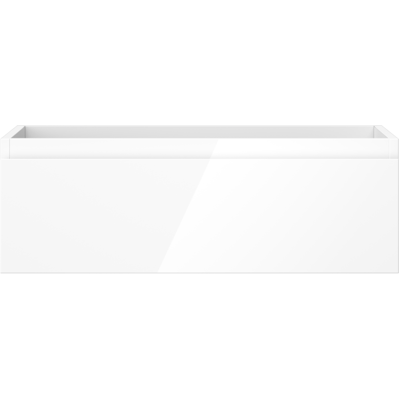 Mexen Orio bathroom cabinet under-sink 70 cm, 1 drawer, white gloss - 91A10-07023-1-BF00