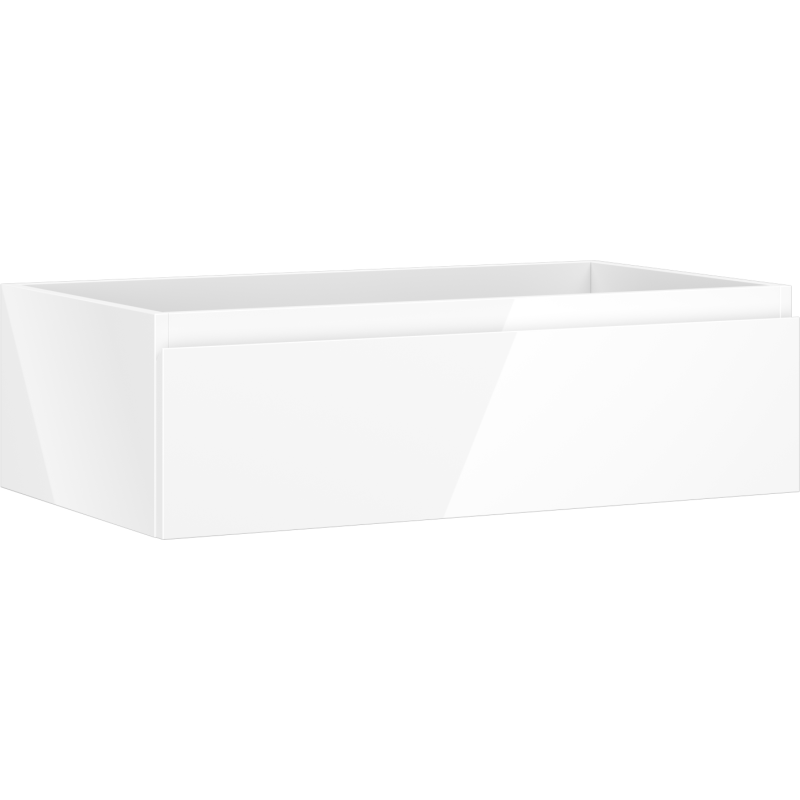 Mexen Orio badkamerkastje onder de wastafel 80 cm, 1 lade, wit glans - 91A10-08023-1-BF00