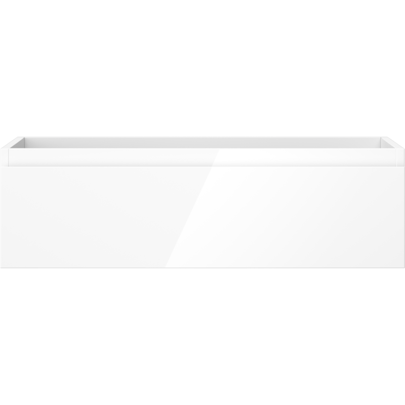 Mexen Orio meuble de salle de bain sous lavabo 80 cm, 1 tiroir, blanc brillant - 91A10-08023-1-BF00