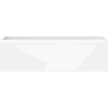 Mexen Orio bathroom vanity cabinet 80 cm, 1 drawer, glossy white - 91A10-08023-1-BF00