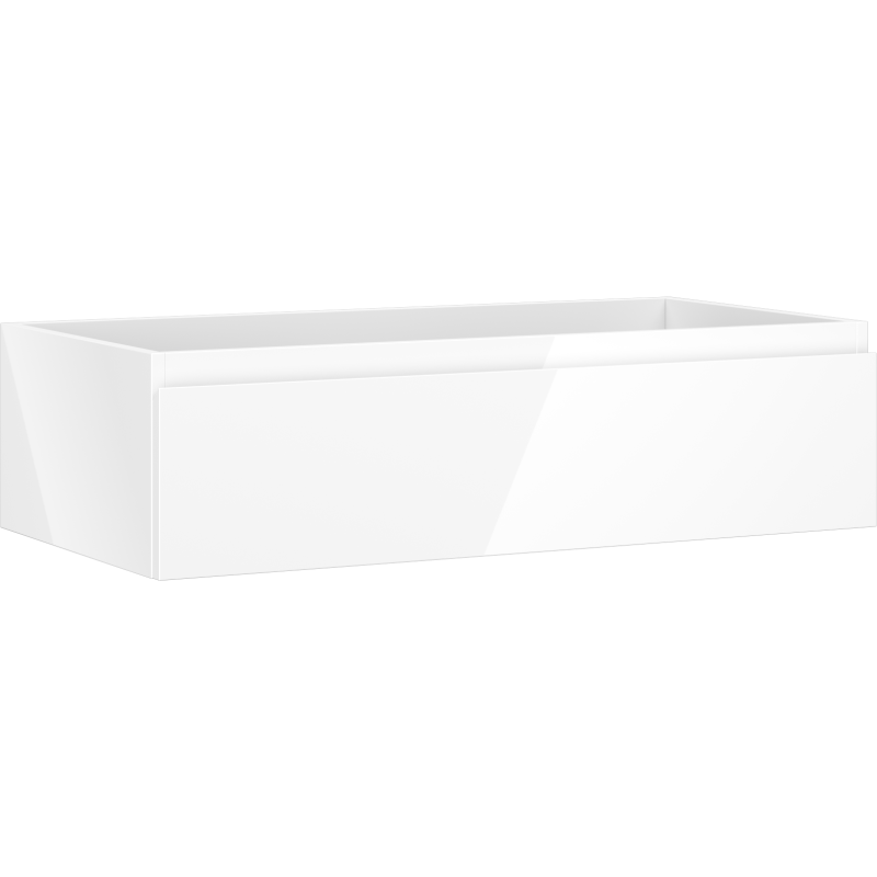 Mexen Orio bathroom cabinet under the sink 90 cm, 1 drawer, white gloss - 91A10-09023-1-BF00