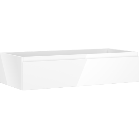 Mexen Orio Badezimmer-Unterschrank 100 cm, 1 Schublade, weiß glänzend - 91A10-10023-1-BF00