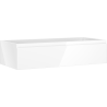Mexen Orio Badezimmer-Unterschrank 100 cm, 1 Schublade, weiß glänzend - 91A10-10023-1-BF00