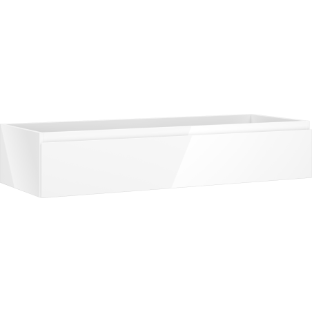 Mexen Orio Badezimmer-Unterschrank 120 cm, 1 Schublade, weiß glänzend - 91A10-12023-1-BF00