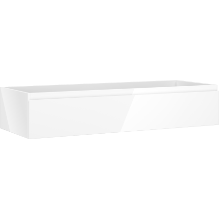 Mexen Orio badkamerkastje voor wastafel 120 cm, 1 lade, wit glans - 91A10-12023-1-BF00