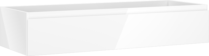 Mexen Orio badkamerkastje voor wastafel 120 cm, 1 lade, wit glans - 91A10-12023-1-BF00