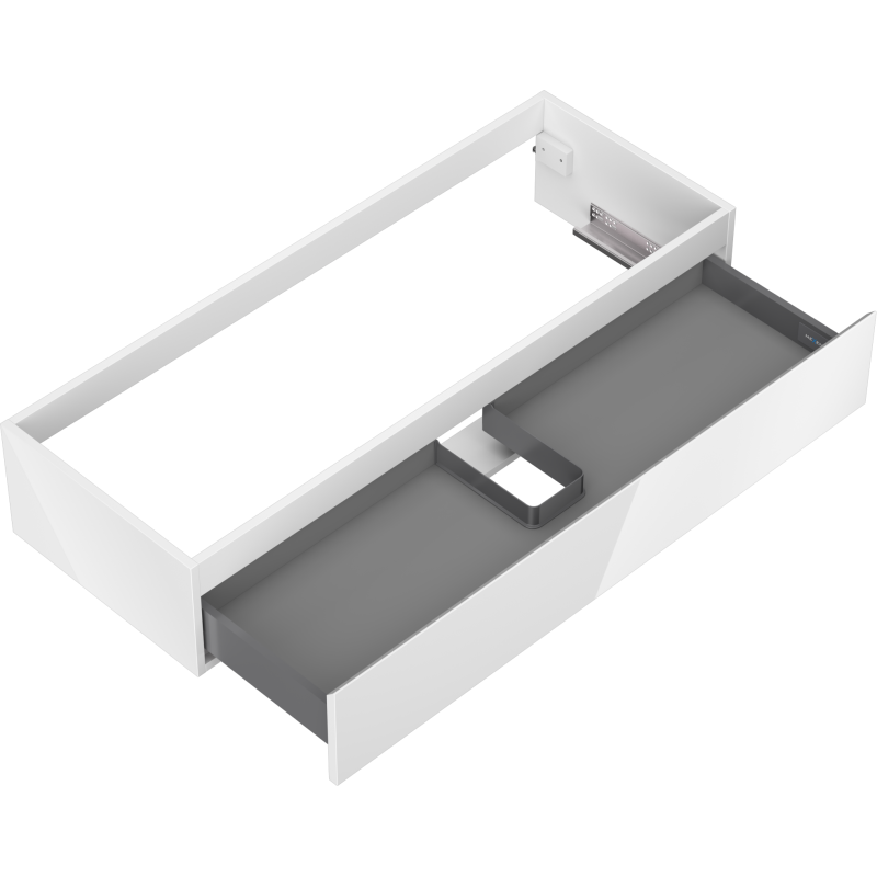 Mexen Orio badkamerkastje onder wastafel 120 cm, 1 lade, wit glans - 91A10-12023-1-BF00