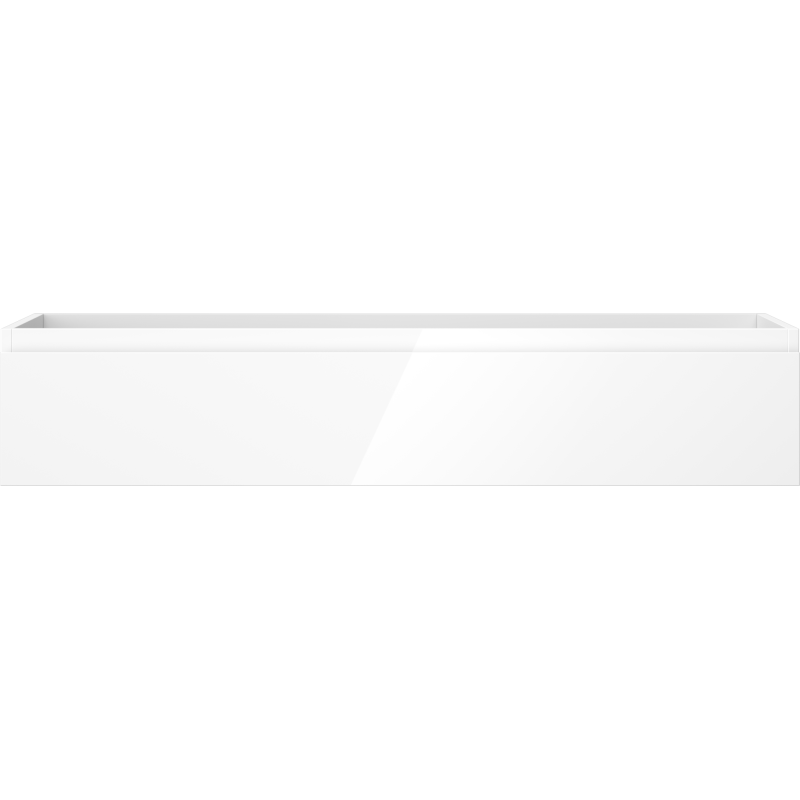 Mexen Orio meuble de salle de bains sous lavabo 120 cm, 1 tiroir, blanc brillant - 91A10-12023-1-BF00