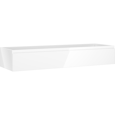 Mexen Orio bathroom cabinet for sink 140 cm, 1 drawer, white gloss - 91A10-14023-1-BF00