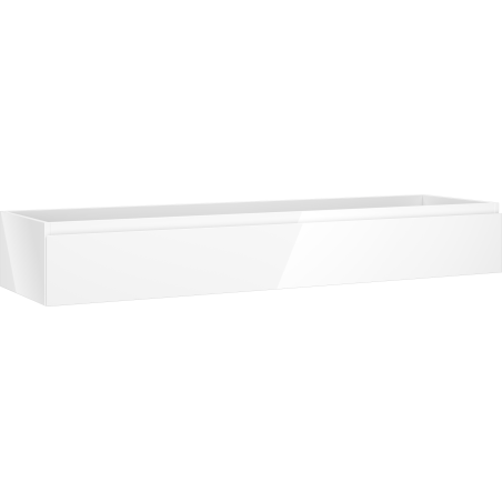 Mexen Orio mueble de baño bajo lavabo 160 cm, 1 cajón, blanco brillo - 91A10-16023-1-BF00