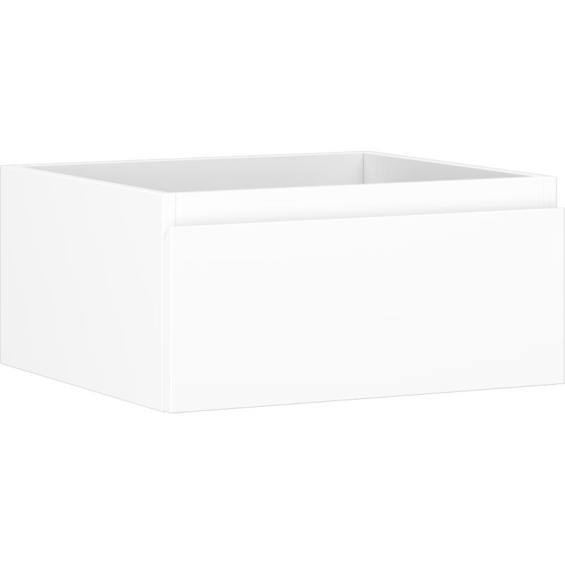 Mexen Orio Badezimmerschrank für Waschbecken 50 cm, 1 Schublade, weiß matt- 91A10-05023-1-BF01