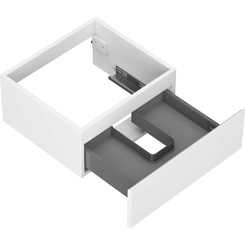 Mexen Orio armário de casa de banho sob o lavatório 50 cm, 1 gaveta, branco mate - 91A10-05023-1-BF01