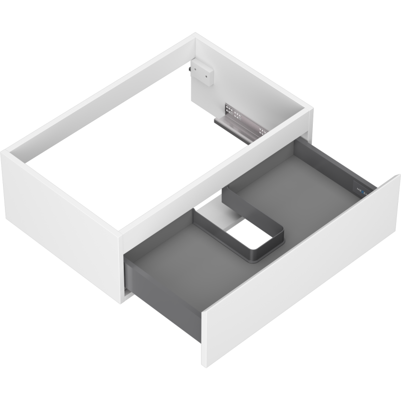 Mexen Orio meuble de salle de bain sous lavabo 70 cm, 1 tiroir, blanc mat - 91A10-07023-1-BF01