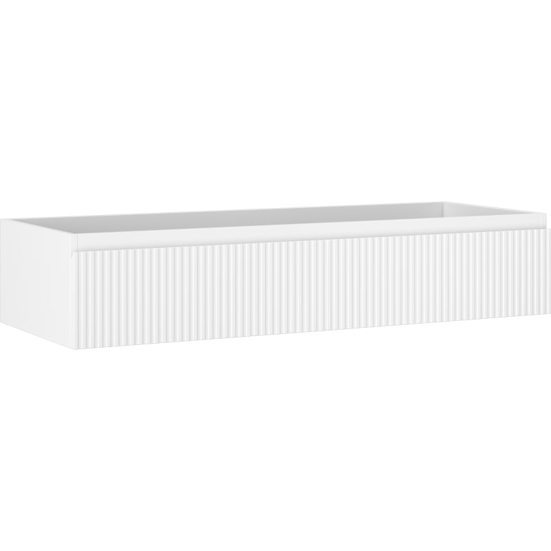 Mexen Rivel kupaonski ormarić za umivaonik 120 cm, 1 ladica, profilirano, bijeli mat - 91A20-12023-1-BF01