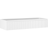 Mexen Rivel Badezimmer-Unterschrank 120 cm, 1 Schublade, geriffelt, Weiß matt - 91A20-12023-1-BF01