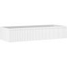 Mexen Rivel szafka łazienkowa podumywalkowa 120 cm, 1 szuflada, ryflowana , biała mat - 91A20-12023-1-BF01