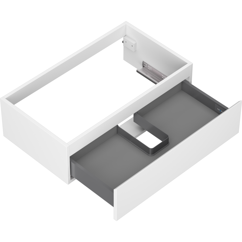 Mexen Orio mobile da bagno sospeso 80 cm, 1 cassetto, bianco opaco - 91A10-08023-1-BF01