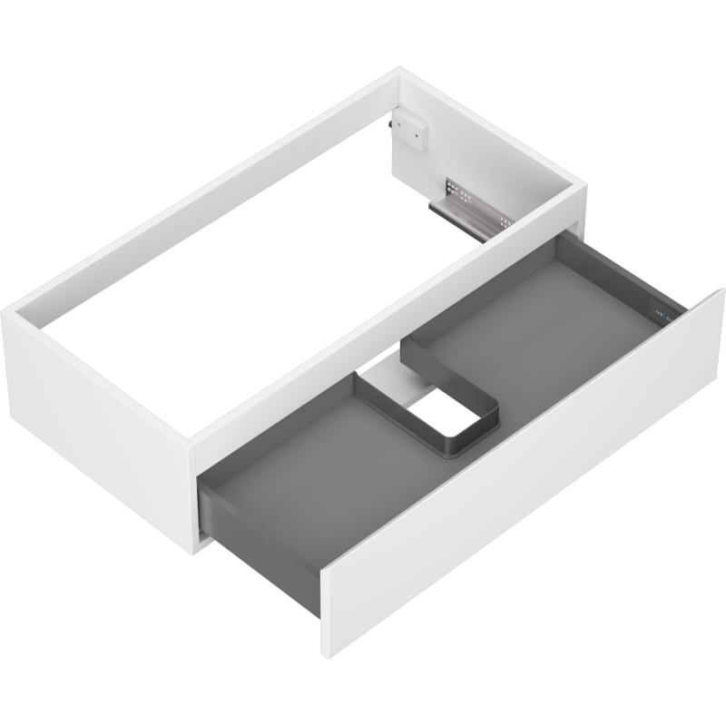 Mexen Orio Bathroom Cabinet Under Sink 90 cm, 1 Drawer, White Matte - 91A10-09023-1-BF01