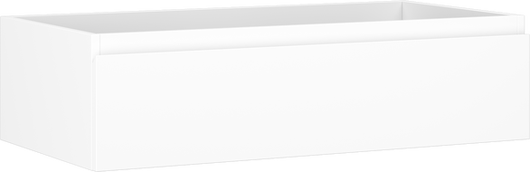 Mexen Orio badkamerkastje onder de wastafel 90 cm, 1 lade, wit mat - 91A10-09023-1-BF01