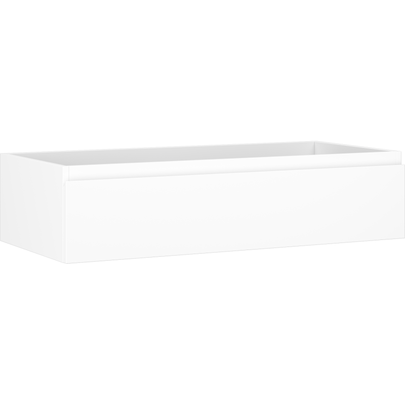 Mexen Orio Badezimmerschrank für Waschbecken 100 cm, 1 Schublade, weiß matt - 91A10-10023-1-BF01