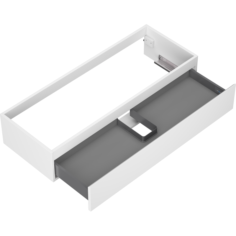 Mexen Orio mueble de baño bajo lavabo 120 cm, 1 cajón, blanco mate - 91A10-12023-1-BF01