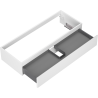 Mexen Orio bathroom cabinet under sink 120 cm, 1 drawer, white matte - 91A10-12023-1-BF01